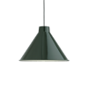 Muuto TOP PEDANT Stalowa Lampa Wisząca 38 cm Ciemnozielona